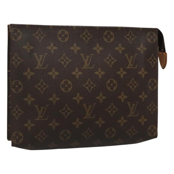 LOUIS VUITTON Monogram Poche Toilette 26 Pouch M47542 LV Auth 122696 - Picture 1 of 16